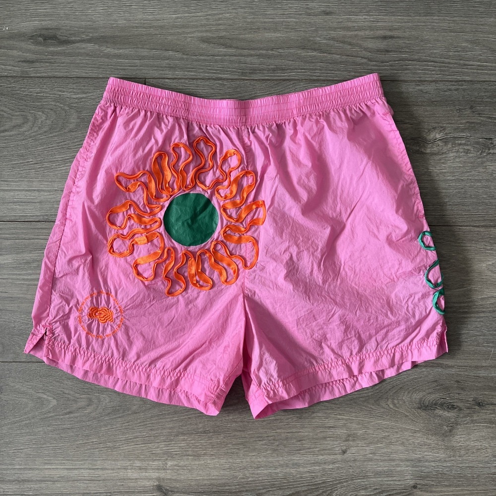 Nike Womens M Running Shorts Pink Sunshine Project Uphoria